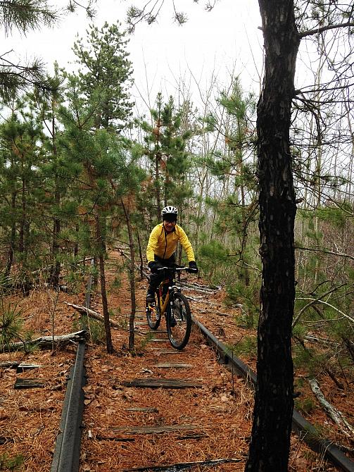 Joe on the RR Berm 2