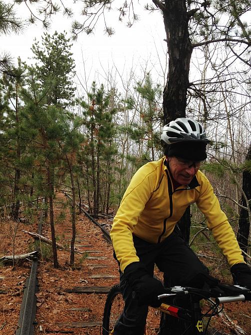 Joe on the RR Berm 3