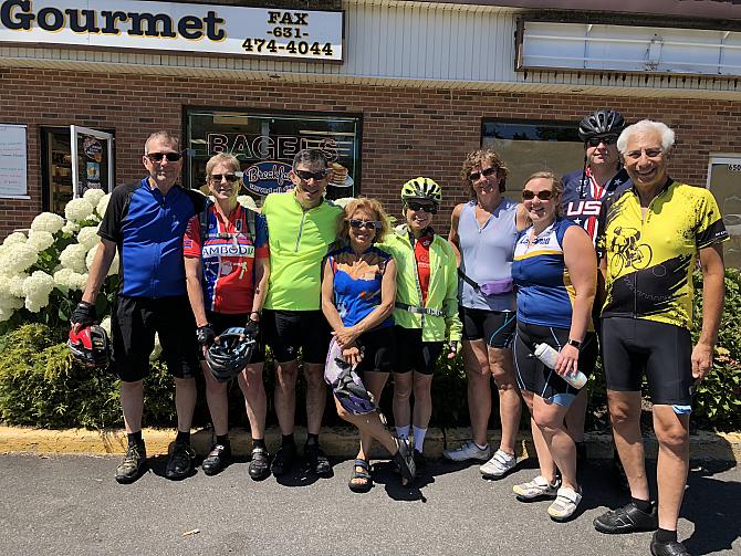 Lin's Port Jeff Bagel Ride