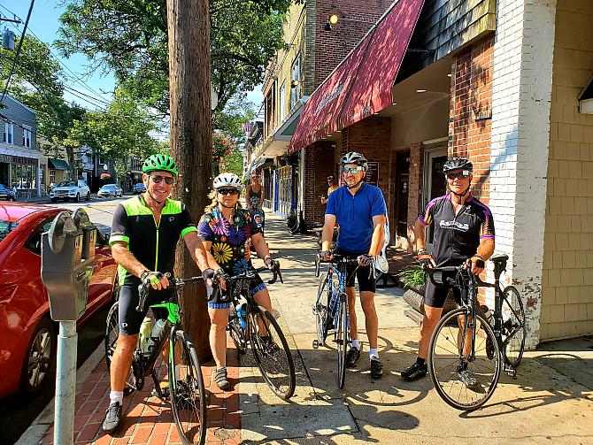 Brian's and Steve's rides @ Babylon Bagel 