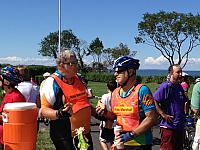 014 20 mile ride leader Tom and sweep John