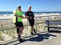 Tom & Brian Relax on the Boardwalk